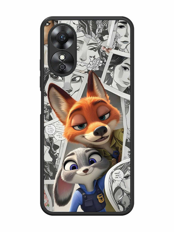 Oppo A17 Cute Nick wilde and judy hopps