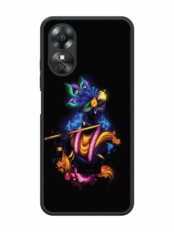 Oppo A17 Krishna Playing Flute