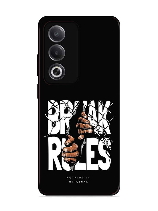 Oppo A3 Pro 5G Break Rules Gritty Typography Art