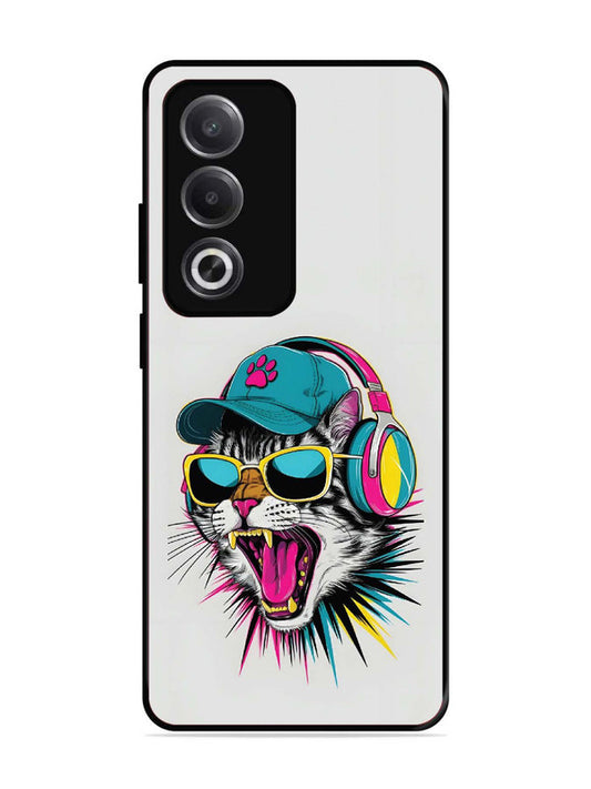 Oppo A3 Pro 5G Neon Pop Art DJ Cat Vibe