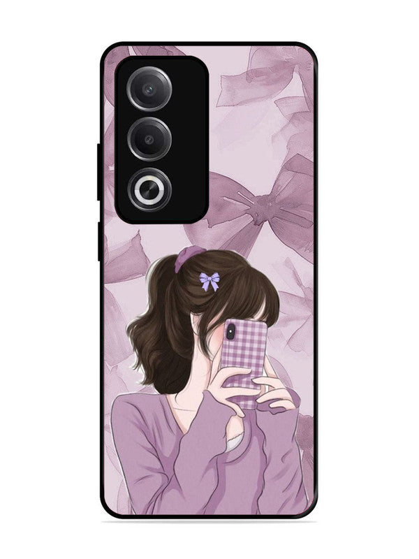 Oppo A3 Pro 5G Pinky Girl taking selfie