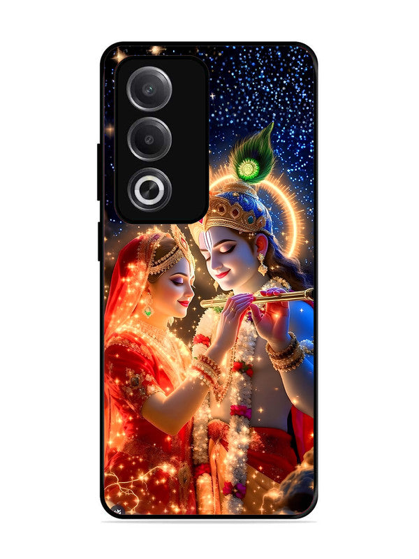 Oppo A3 Pro 5G | 2D Metal | Radha Krishna posing with flute | OP-A3P-462