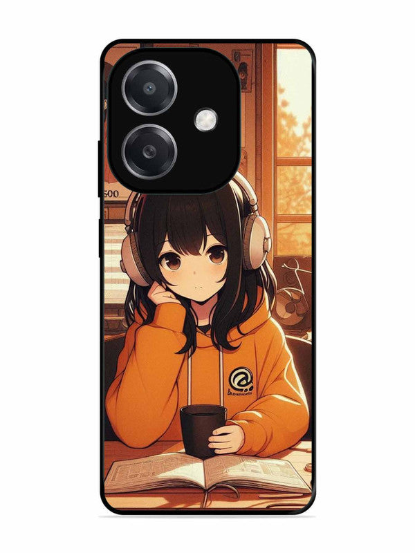 Oppo A3x Cute Girl listening Music