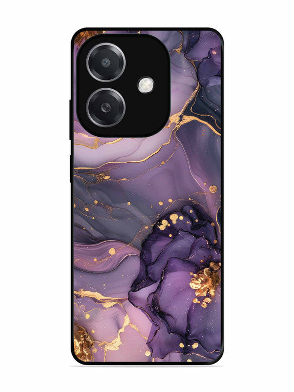 Oppo A3x Royal Orchid Theme Marble