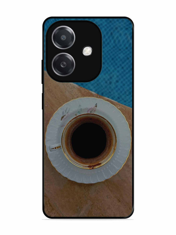 Oppo A3x Black Tea Cup Saucer