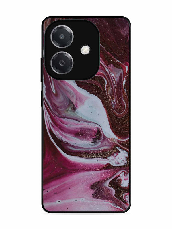 Oppo A3x Pink And Golden Marble