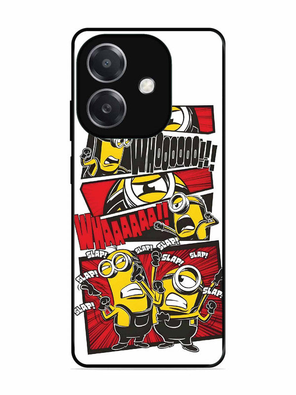 Oppo A3x Minions Comic Panel Action
