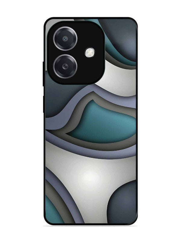 Oppo A3x Slate Blue Gradient Wave