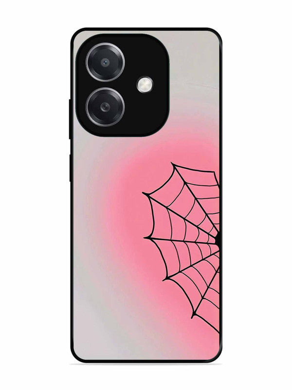 Oppo A3x Spider Web Heart for Girl