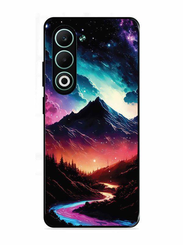 Oppo A5 5G mountain-valley-Colorful-cloud-at-night