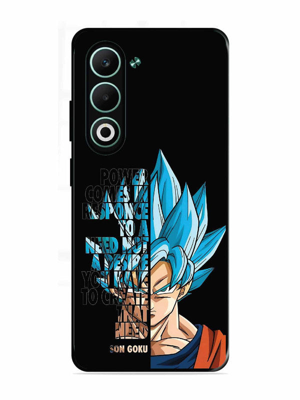 Oppo A5 5G Son of Goku Blue Motivational Art