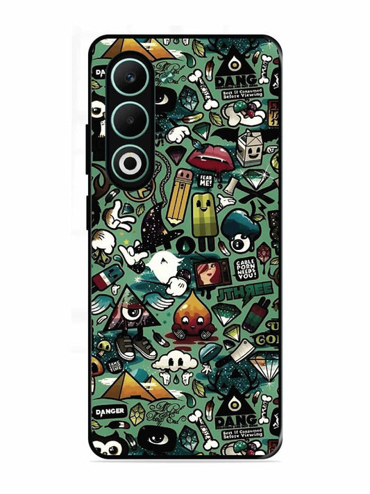 Oppo A5 5G Pop Art Doodle Graffiti Collage