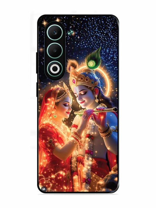 Oppo A5 5G Radha Krishna posing with flute