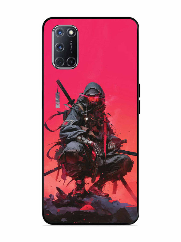 Oppo A52 Cyberpunk Ninja Katana