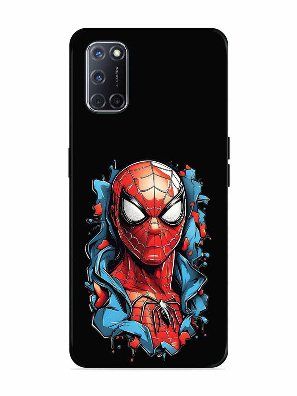 Oppo A52 Spider man street art style