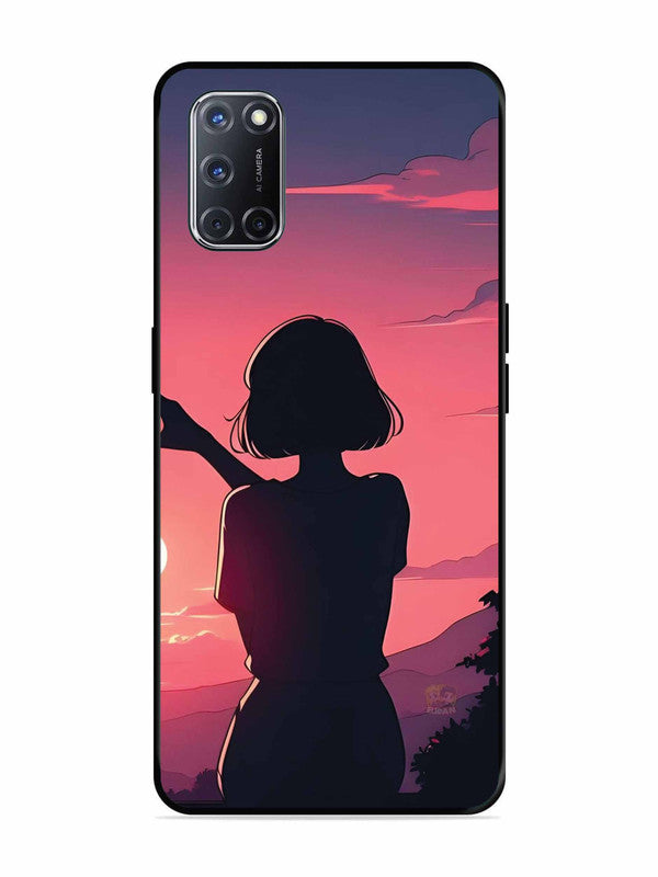Oppo A52 Love Heart with Hand Girl