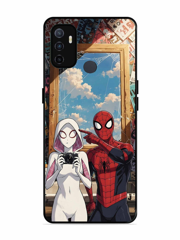 Oppo A53 Spiderman and Spiderwoman