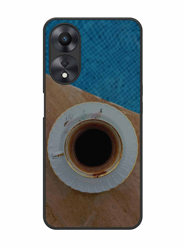 Oppo A58 5G Black Tea Cup Saucer