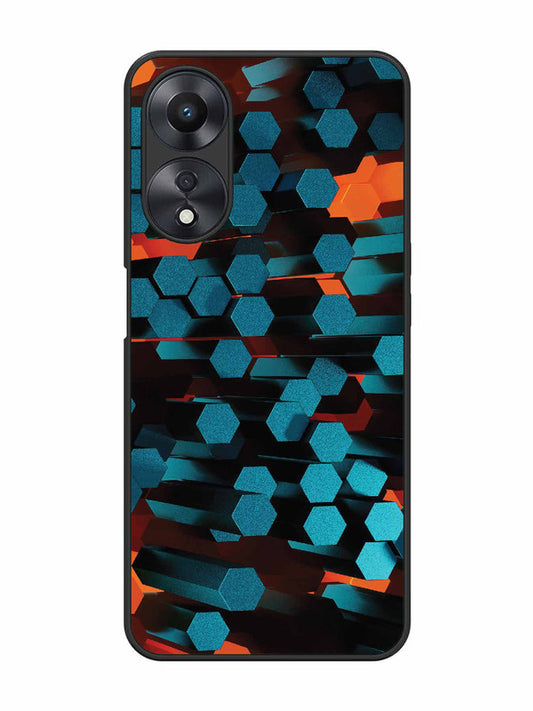 Oppo A58 5G Hexagon 3D Abstract