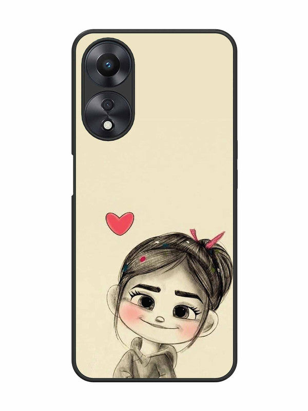 Oppo A58 5G Cute Girl Looking at You