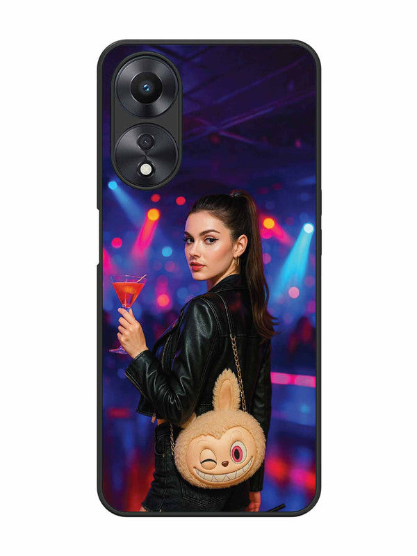 Oppo A58 5G Girl with Labubu Purs