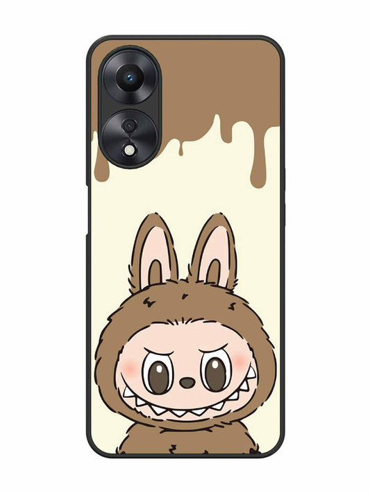 Oppo A58 5G Labubu Closeup Chocolate