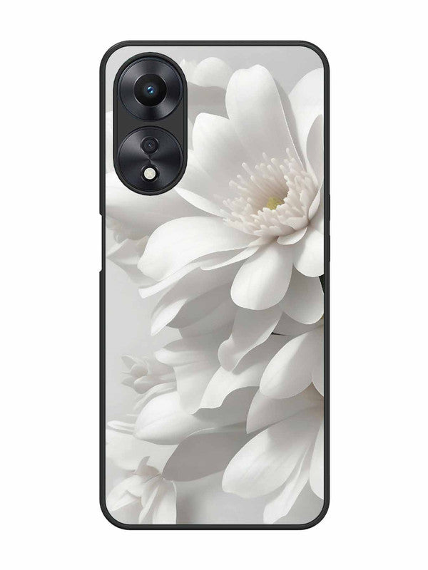 Oppo A58 5G Soft Focus Purity white Flower