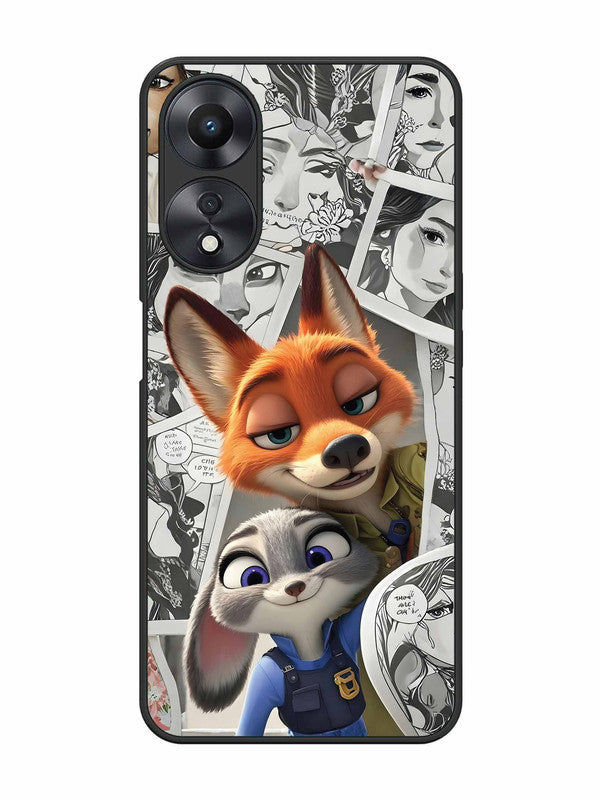 Oppo A58 5G Cute Nick wilde and judy hopps