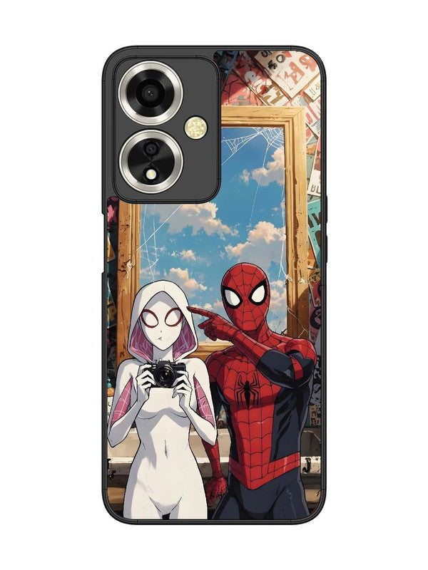 Oppo A59 5G Spiderman and Spiderwoman