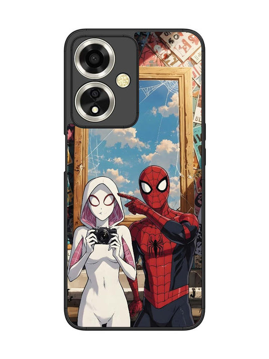 Oppo A59 5G Spiderman and Spiderwoman