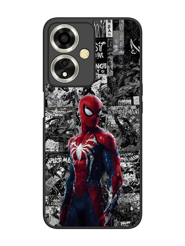 Oppo A59 5G Spiderman Highlighted on News Paper