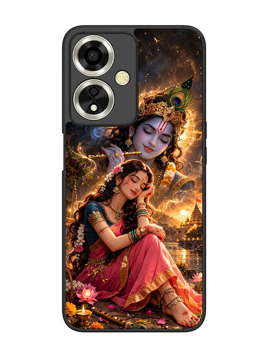 Oppo A59 5G | 2D Metal | Radha thinking of Krishna | OP-A59-453