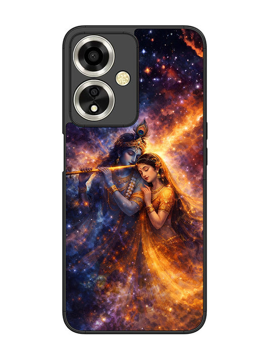 Oppo A59 5G | 2D Metal | Radha Krishna Dancing on Flute | OP-A59-456