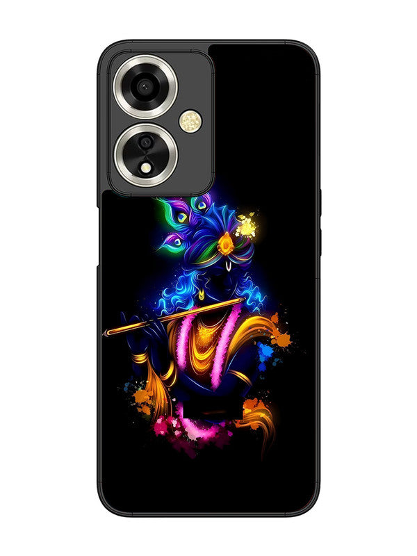 Oppo A59 5G | 2D Metal | Krishna Playing Flute | OP-A59-460