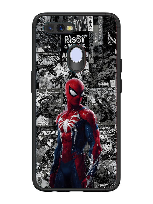 Oppo A7 Spiderman Highlighted on News Paper