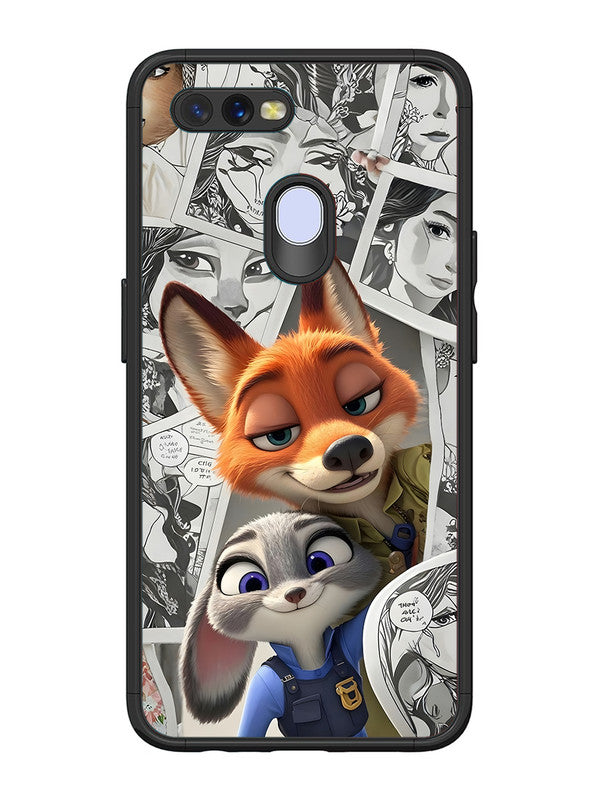 Oppo A7 Cute Nick wilde and judy hopps