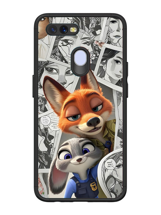 Oppo A7 Cute Nick wilde and judy hopps