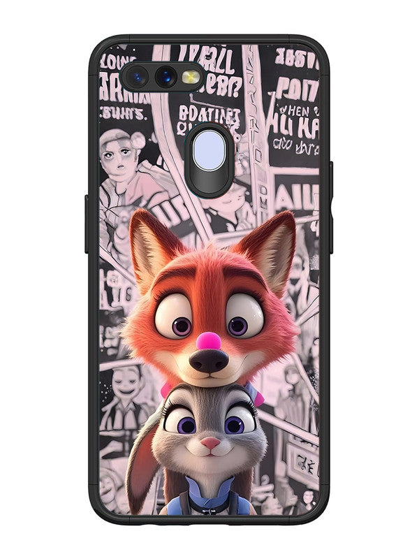 Oppo A7 Cute Nick wilde and judy hopps 2