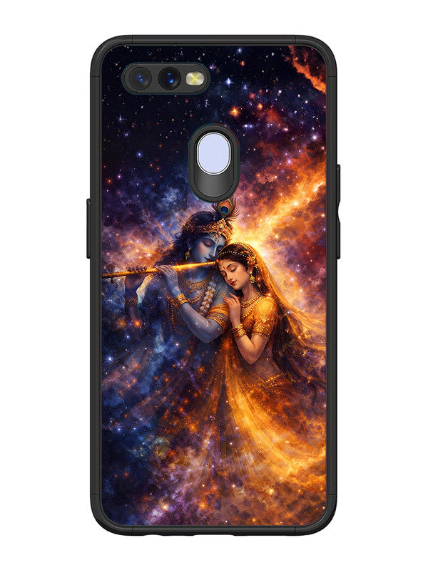 Oppo A7 | 2D Metal | Radha Krishna Dancing on Flute | OP-A7-456