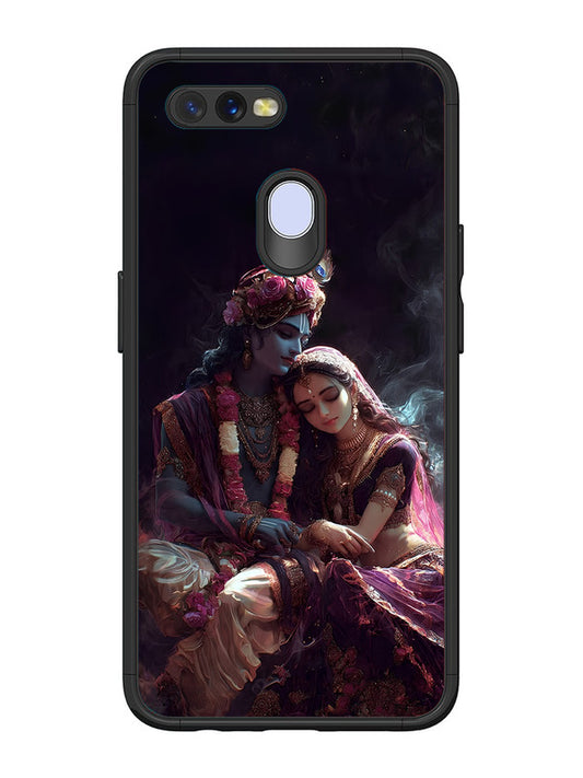 Oppo A7 | 2D Metal | Radha Krishna Together | OP-A7-457