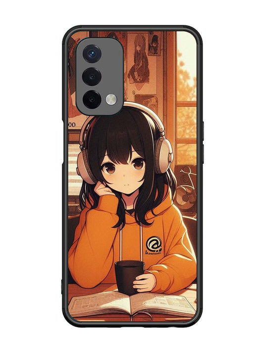 Oppo A74 5G Cute Girl listening Music