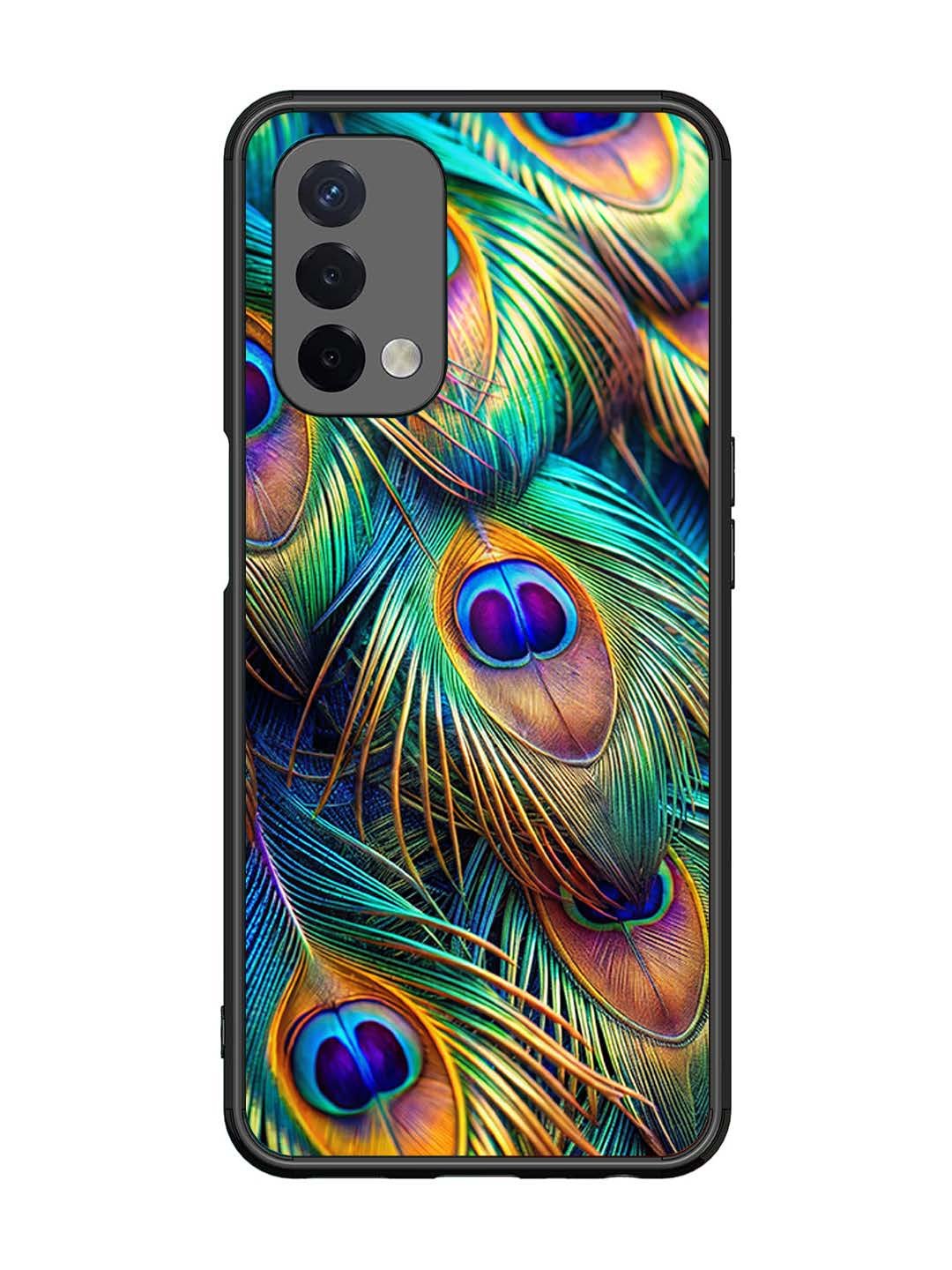Oppo A74 5G peacock feather