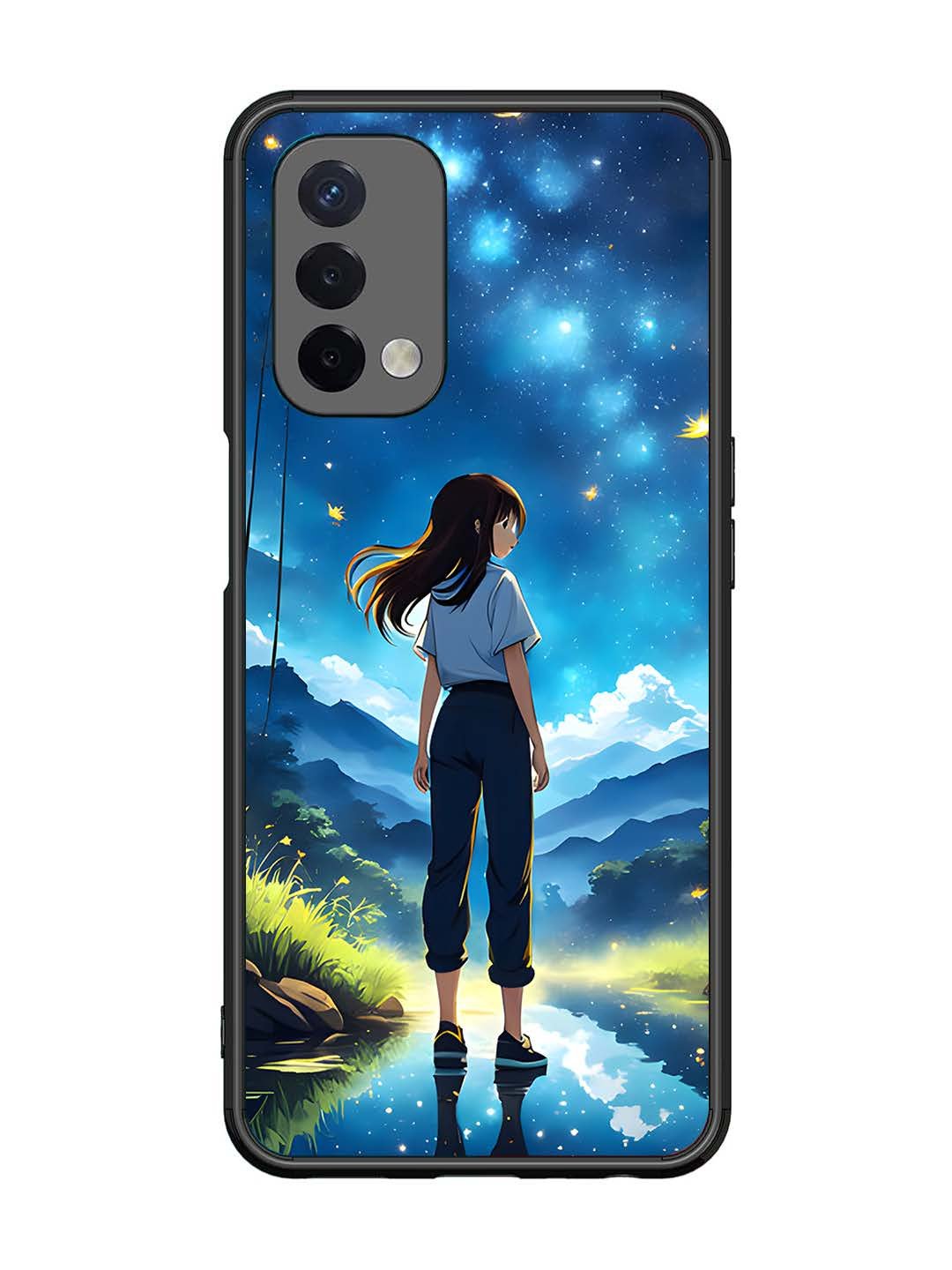 Oppo A74 5G Girl In Beautiful Forest