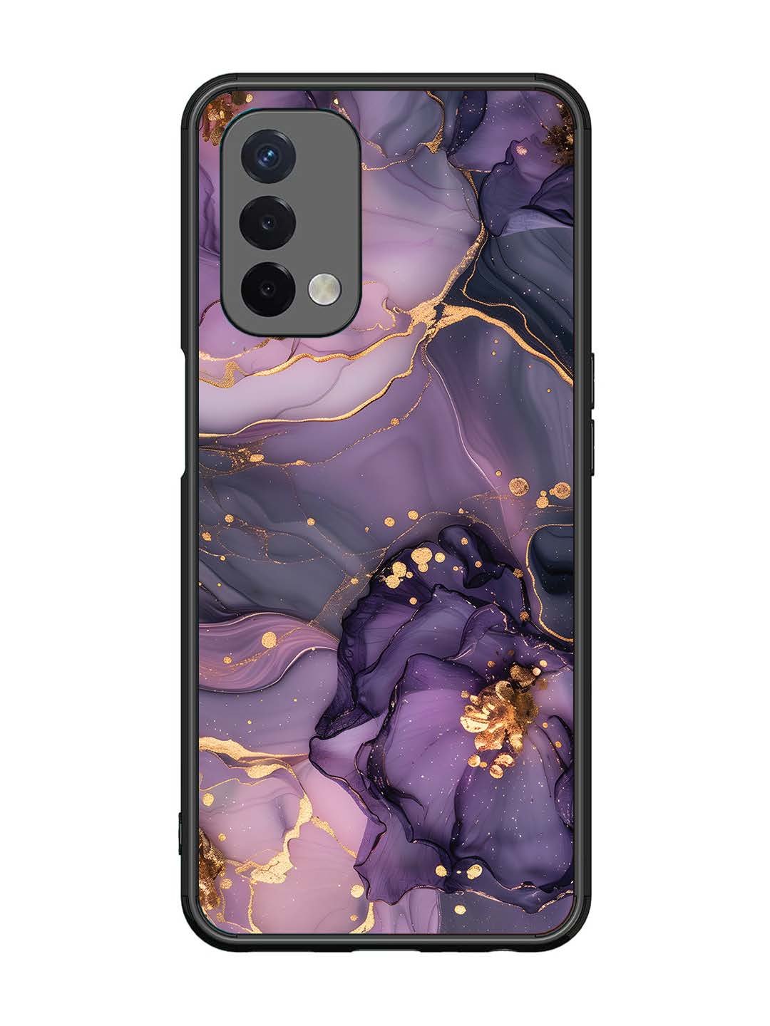 Oppo A74 5G Royal Orchid Theme Marble
