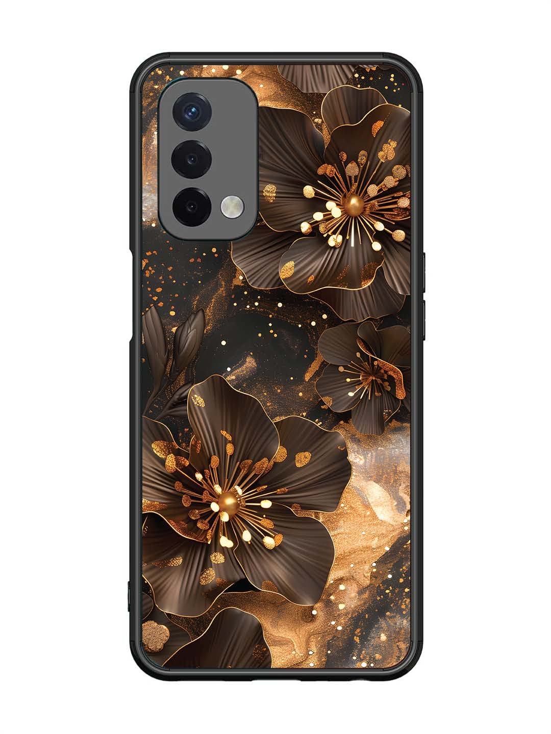 Oppo A74 5G Golden Flowars