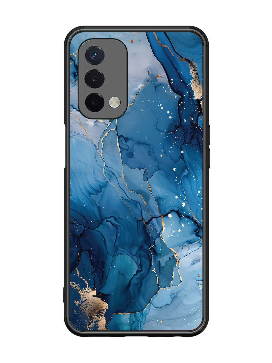 Oppo A74 5G Oceanic Pattern with Golden Sprinkles