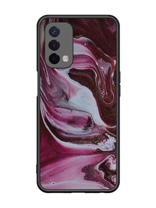Oppo A74 5G Pink And Golden Marble