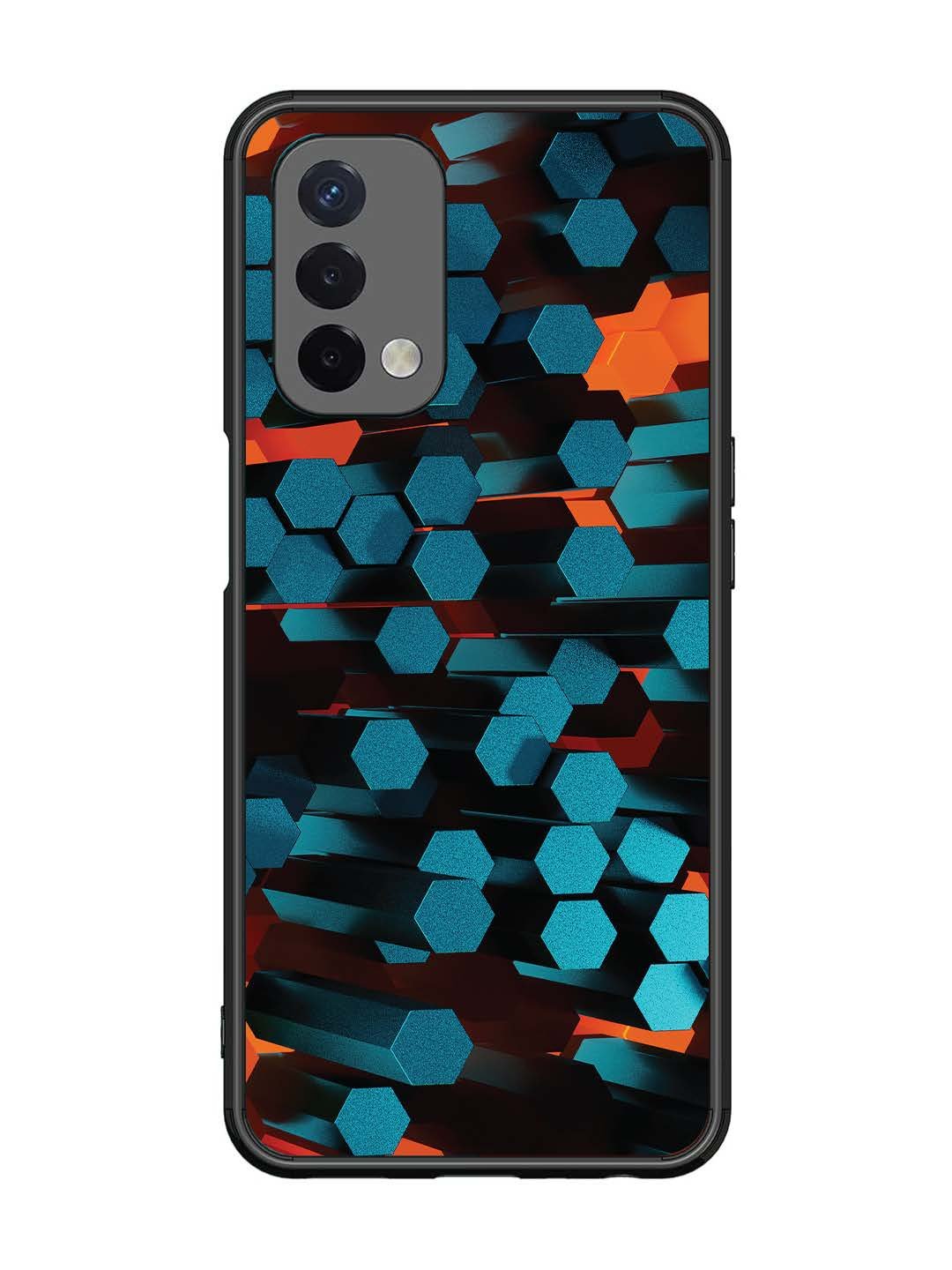 Oppo A74 5G Hexagon 3D Abstract