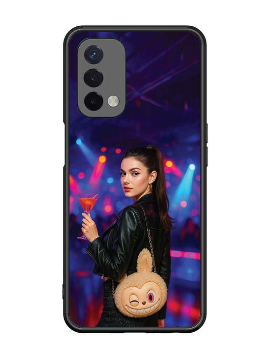 Oppo A74 5G Girl with Labubu Purs