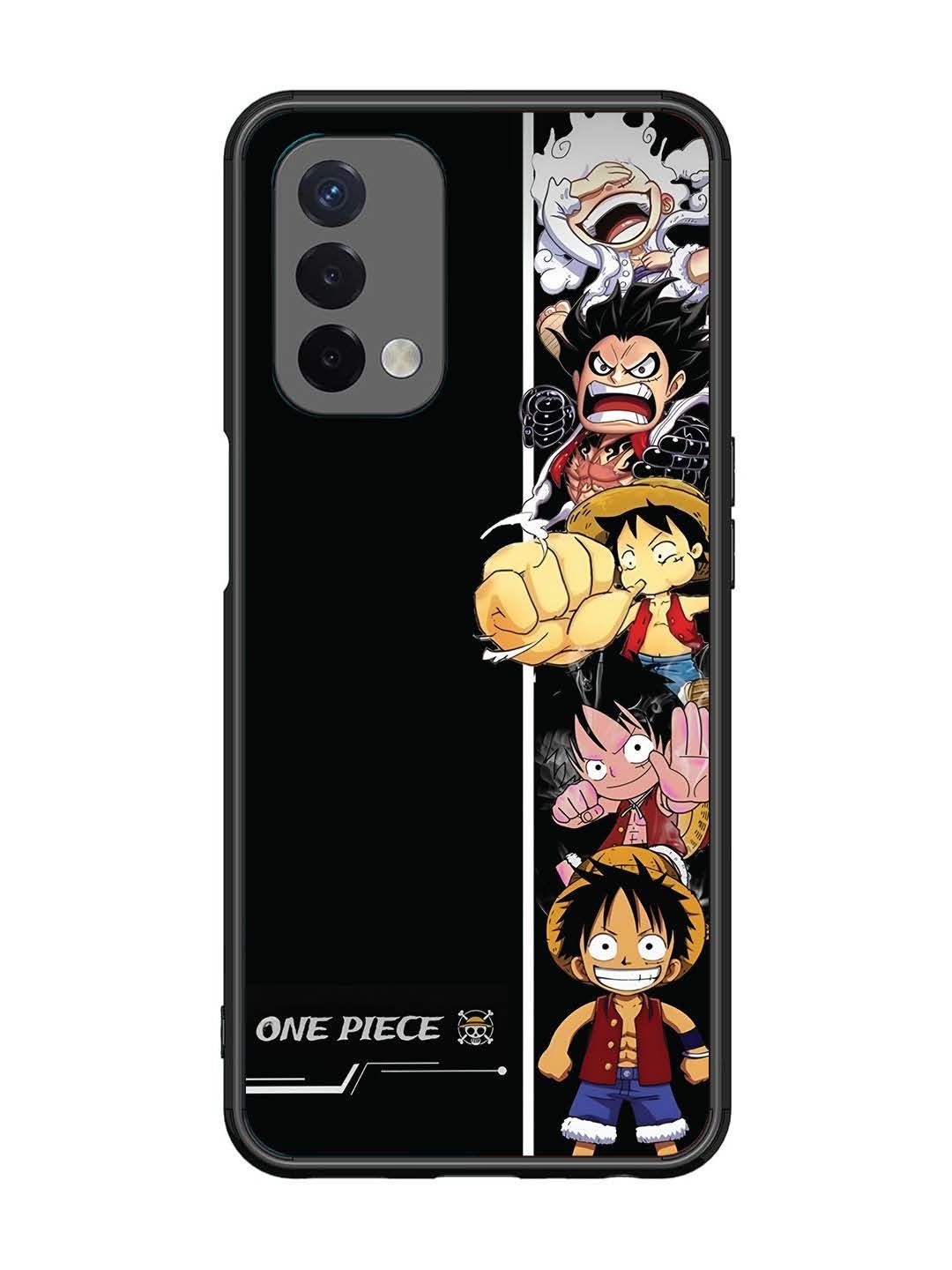 Oppo A74 5G Luffy Evolution Gear 5 Anime Art